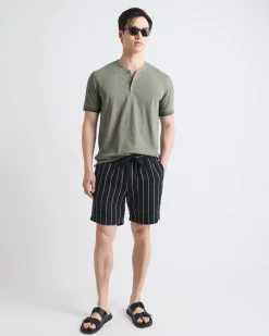 Short-Sleeve Henley T-Shirt