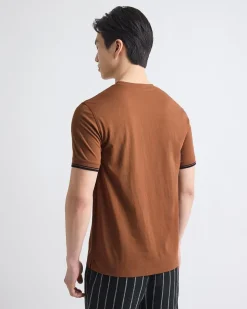 Short-Sleeve Henley T-Shirt