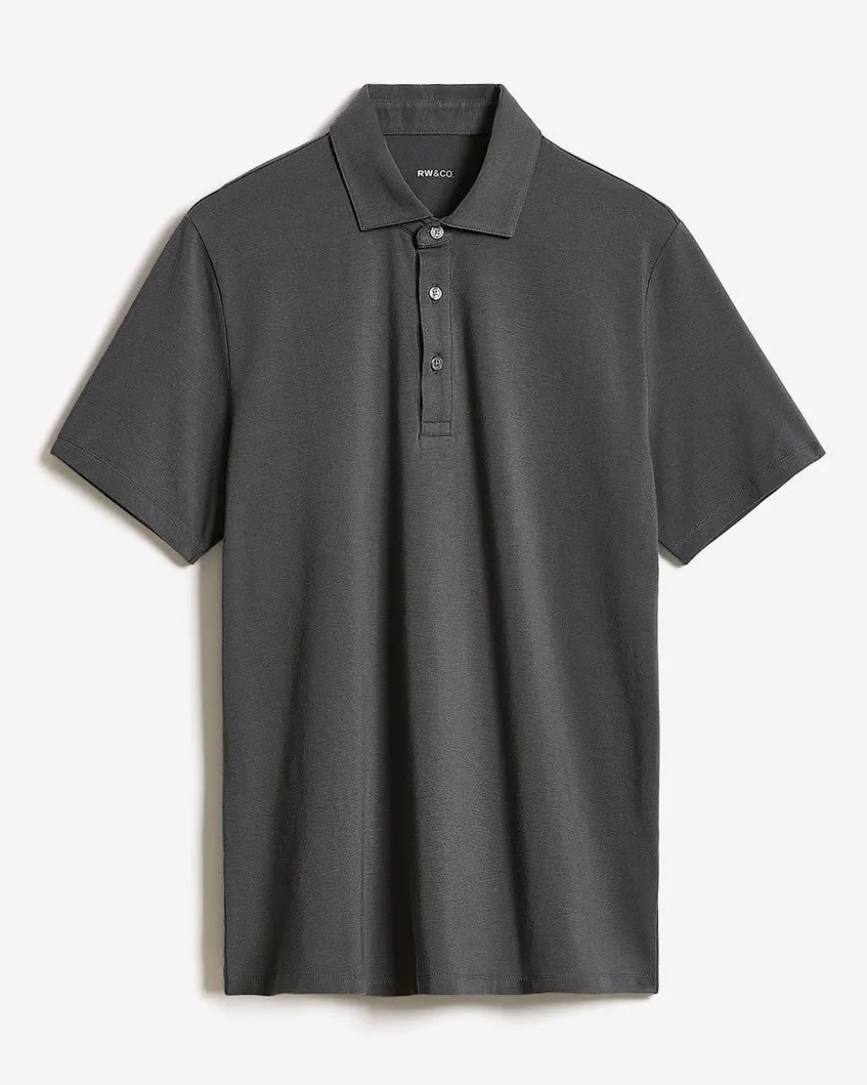 Short-Sleeve Supima (R) Cotton Polo