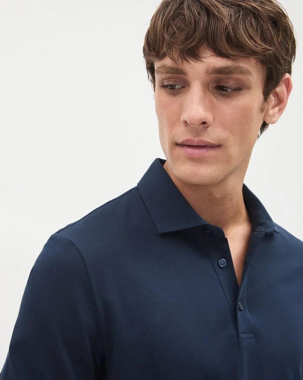 Short-Sleeve Supima (R) Cotton Jersey Polo