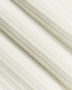 Short-Sleeve Textured Polo Sweater