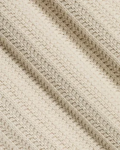 Short-Sleeve Textured Polo Sweater