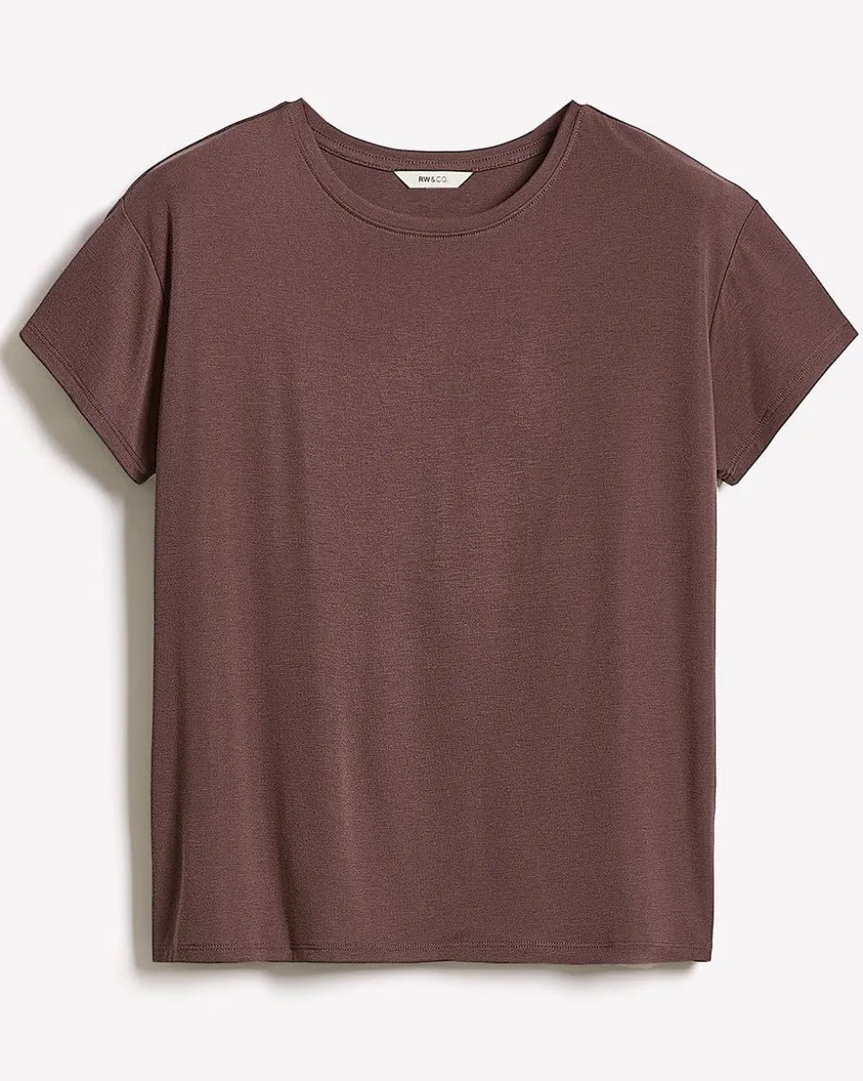 Silk-Blend Boxy Knit Top