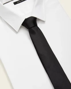 Skinny Dark Solid Tie