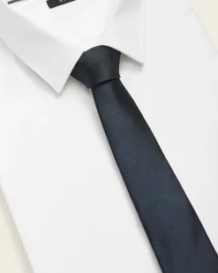Skinny Dark Solid Tie
