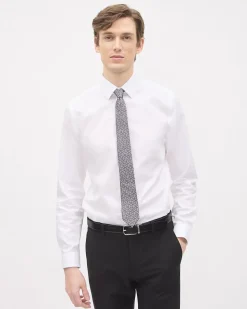 Skinny Tie with Micro Petals