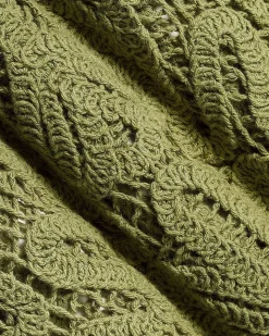 Sleeveless Crew-Neck Crochet Top