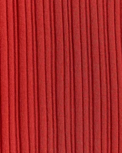 Sleeveless Crew-Neck Ribbed Buttoned-Down Top