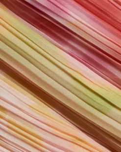 Sleeveless Pleated Chiffon Maxi Dress