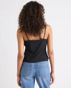 Sleeveless V-Neck Ruffled Top