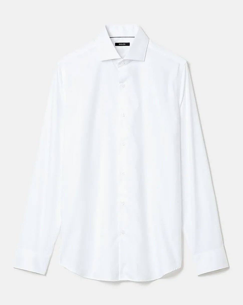 Slim fit Easy-care dress shirt - Wide spread collar