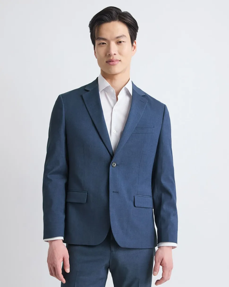 Slim-Fit Blue Suit Blazer