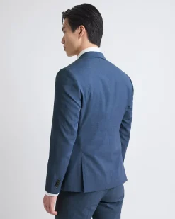 Slim-Fit Blue Suit Blazer