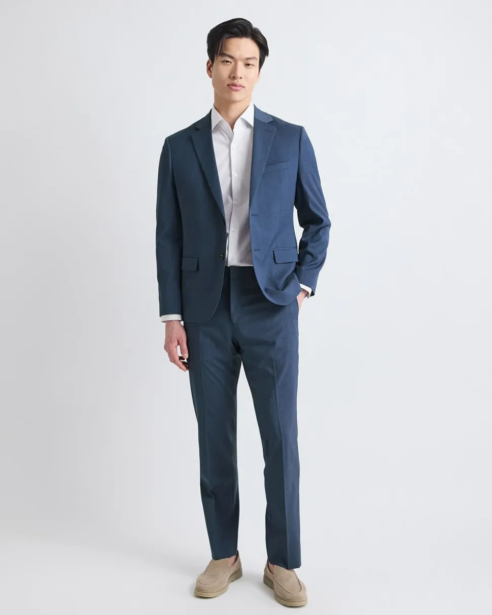 Slim-Fit Blue Suit Pant