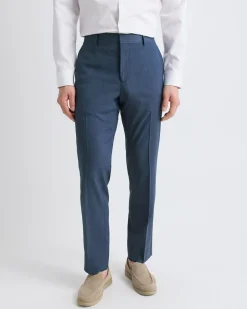 Slim-Fit Blue Suit Pant