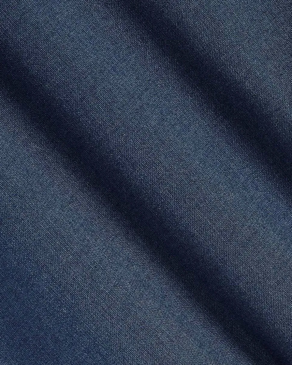 Slim-Fit Blue Suit Pant