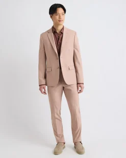 Slim-Fit Blush Pink Suit Pant
