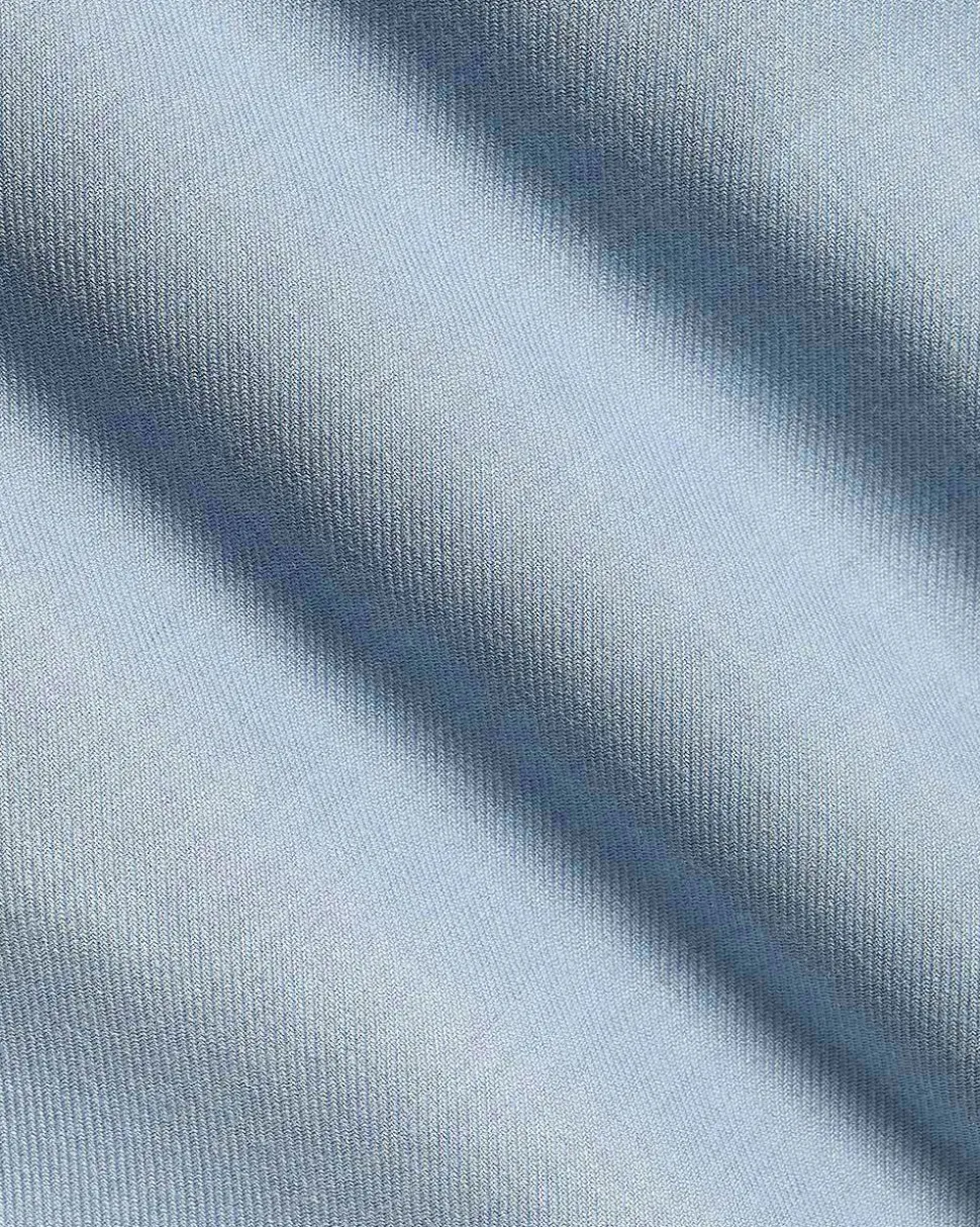 Slim-Fit Light Blue Suit Pant