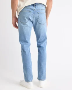 Slim-Fit Light-Wash Denim Pant