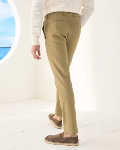 Slim-Fit Linen Suit Pant
