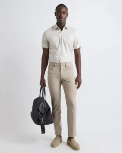 Slim-Fit 5-Pocket Twill City Pant