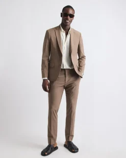 Slim-Fit Rose Taupe Suit Pant
