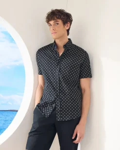 Slim-Fit Short-Sleeve Jersey Shirt