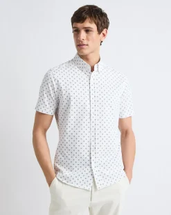 Slim-Fit Short-Sleeve Jersey Shirt