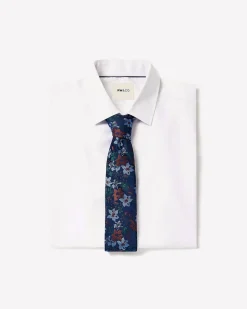 Slim-Fit Solid Cotton Modal Dress Shirt