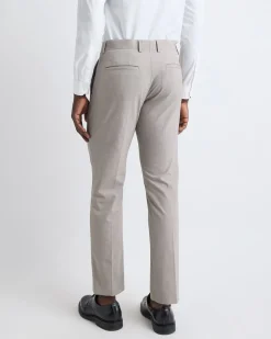Slim-Fit Taupe Suit Pant