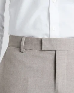 Slim-Fit Taupe Suit Pant