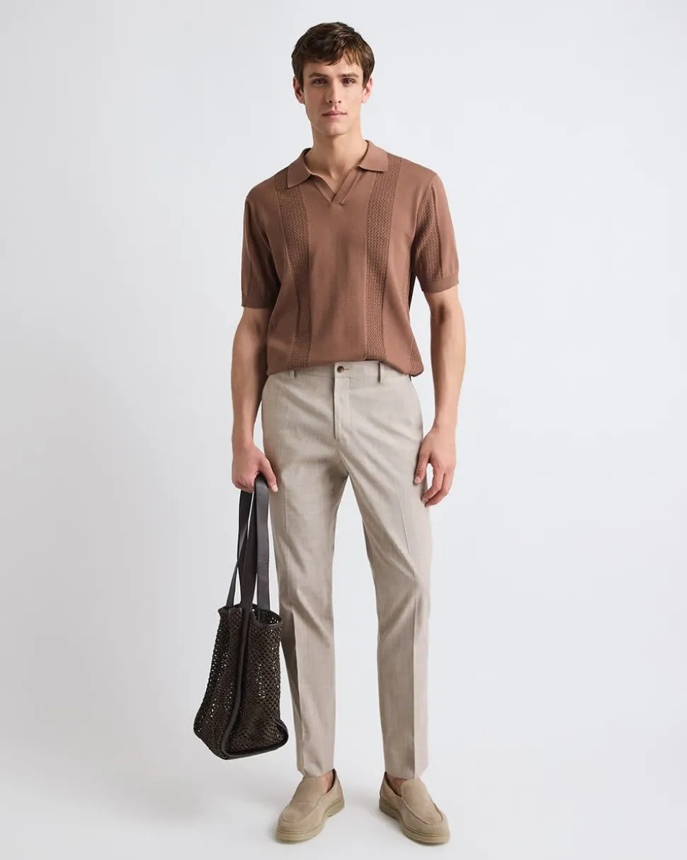 Slim-Fit Twill City Pant