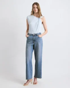 Slouchy Mid-Rise Jeans