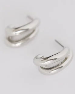 Small Double Hoops