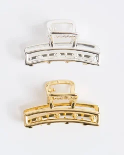 Small Metal Hair Grippers - Set of 2