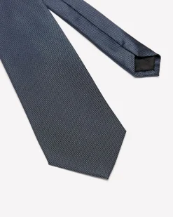 Solid Blue Wide Tie
