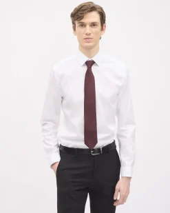 Solid Burgundy Regular Tie