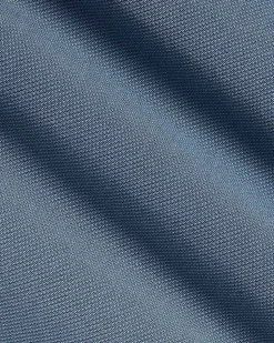 Solid CoolMax (R) Short-Sleeve Polo with Johnny Collar