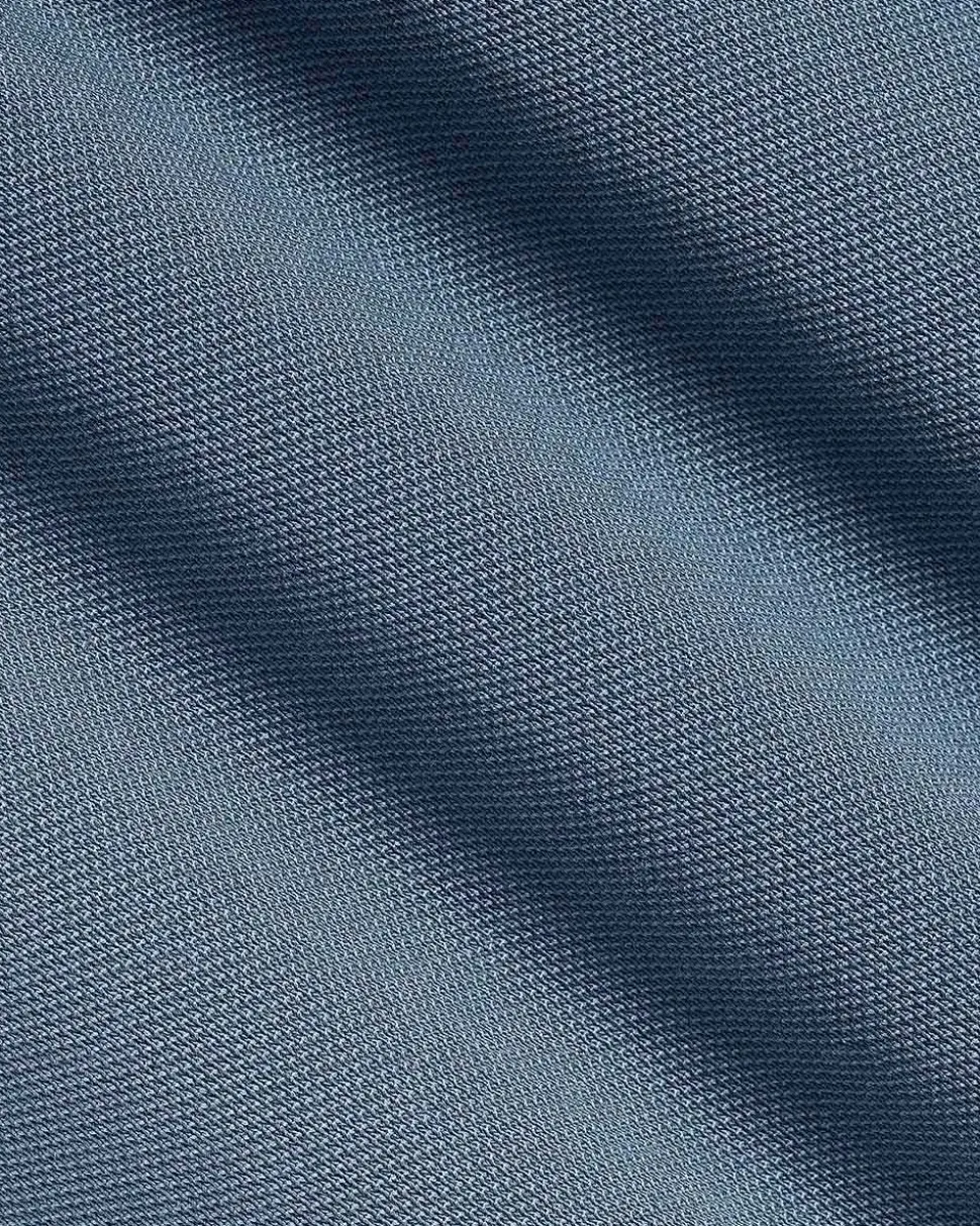 Solid CoolMax (R) Short-Sleeve Polo with Johnny Collar