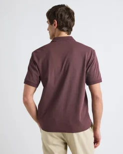 Solid CoolMax (R) Short-Sleeve Polo with Johnny Collar