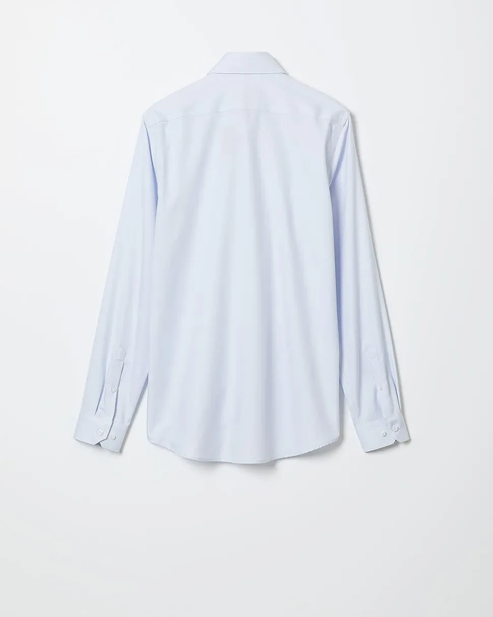 Solid Easy-care Twill Dress Shirt