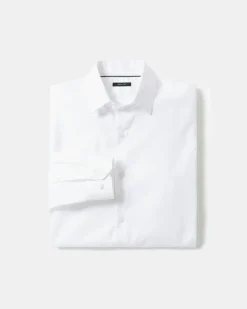 Solid Easy-care Twill Dress Shirt