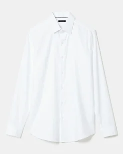 Solid Easy-care Twill Dress Shirt