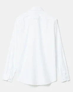Solid Easy-care Twill Dress Shirt
