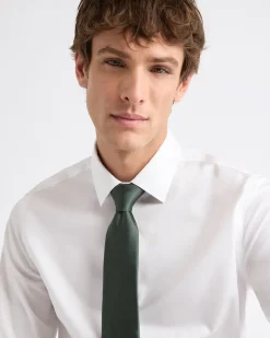 Solid Green Regular Tie