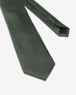 Solid Green Regular Tie