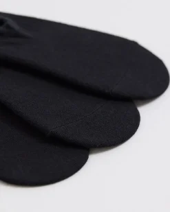 Solid No-Show Socks - 3 Pairs