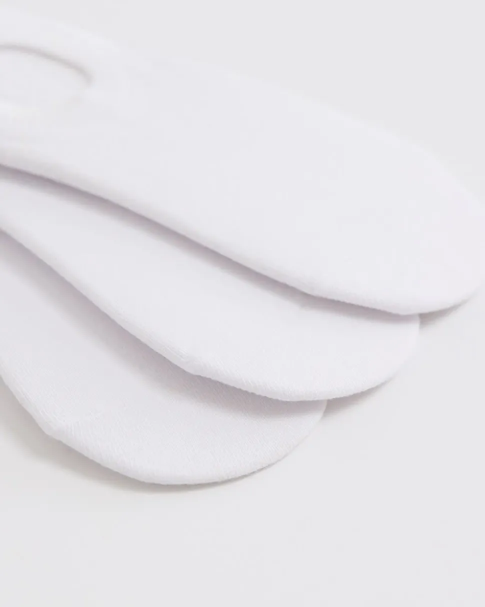 Solid No-Show Socks - 3 Pairs