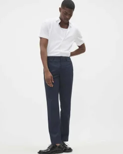 Solid Slim-Fit City Pant