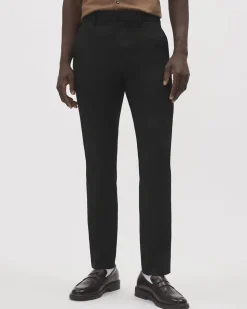 Solid Slim-Fit City Pant